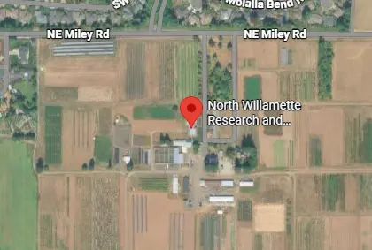 Satellite map of farm sale location 